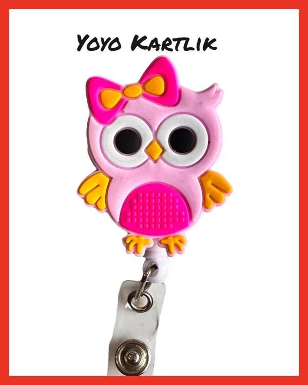 Buki'Nin Atölyesi Yoyo Yaka Kartlığı / Kartlık Figürlü Y054 Baykuş - Image 1