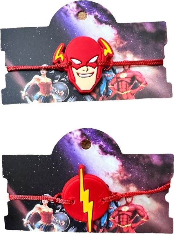 Buki'Nin Atölyesi Kartlı Çocuk Bileklik 2 Li Set (Ayarlanabilir Örgü İp) - Image 1