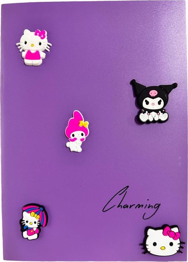 Buki'Nin Atölyesi 3D Sticker / Etiket 5 Li Set Kitap, Defter, Telefon İçin Çift Taraflı Banlı İz Yapmaz - Image 1