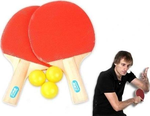 Masa Tenisi Seti (2 Raket + 3 Top) - Image 1