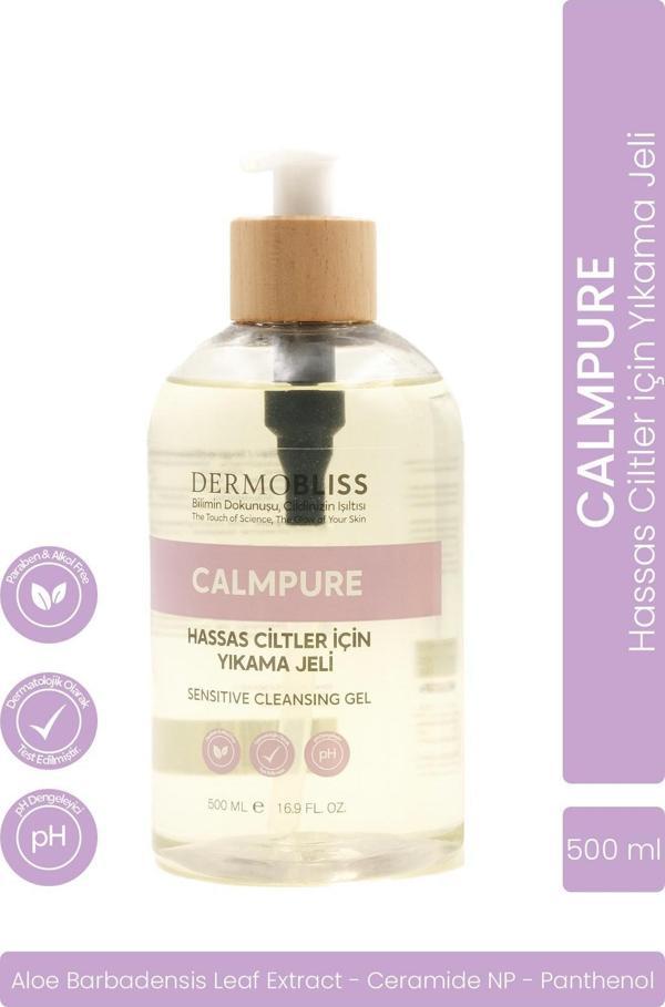 DERMOBLİSS CALMPURE HASSAS CİLTLER İÇİN YIKAMA JELİ 500 ML - Image 1