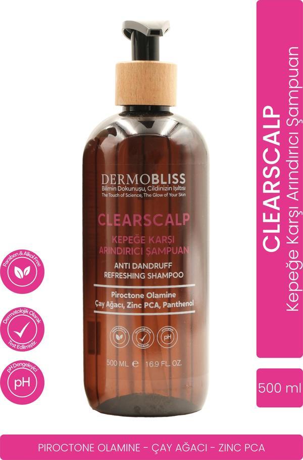 DERMOBLİSS CLEARSCALP KEPEĞE KARŞI ARINDIRICI ŞAMPUAN 500 ML  - Image 1