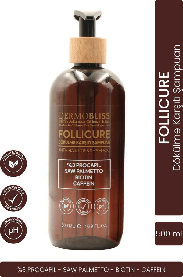 DERMOBLİSS FOLLICURE DÖKÜLME KARŞITI ŞAMPUAN 500 ML - Image 1