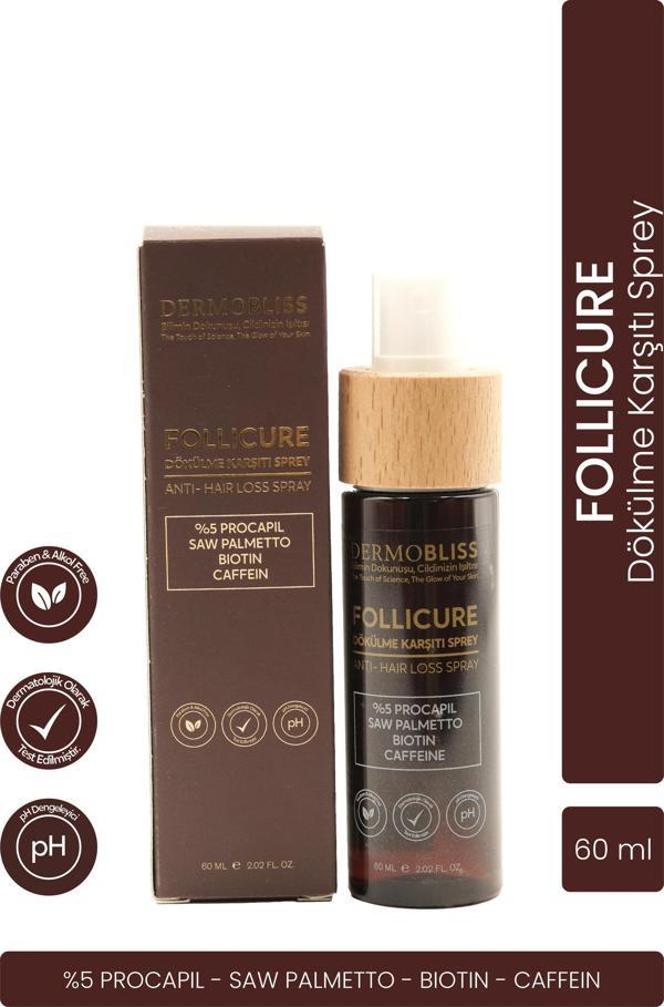 DERMOBLİSS FOLLICURE DÖKÜLME KARŞITI SPREY 60 ML - Image 1
