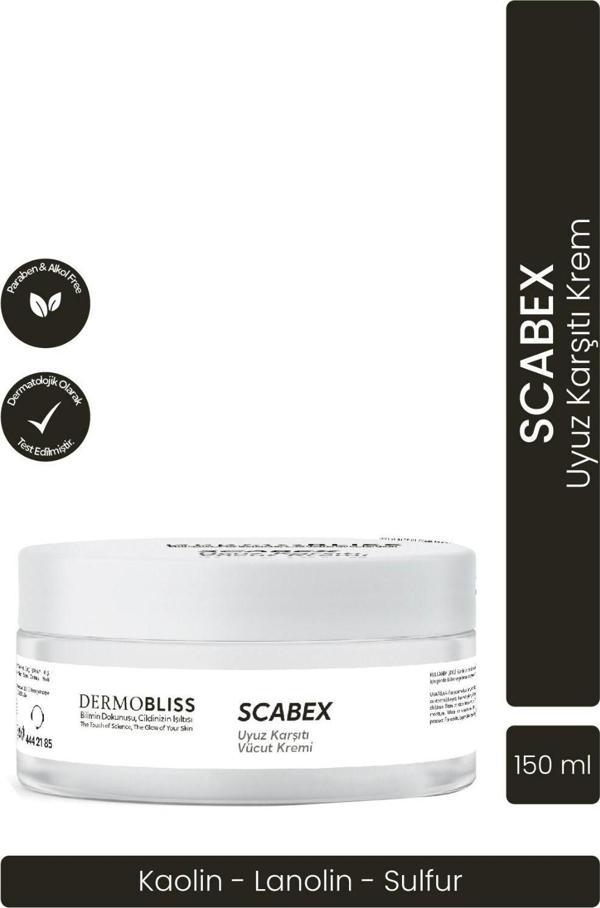 DERMOBLİSS SCABEX UYUZ KARŞITI VUCÜT KREMİ 150 ML  - Image 1