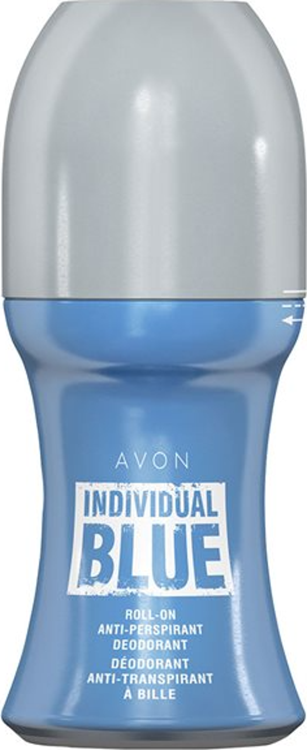 Individual Blue Antiperspirant Roll-On Deodorant 50ml - Image 1