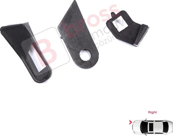 Fiat Abarth Grande Punto MK3 199 2005-2013 89101373DX İçin Sağ Ön Far Ayak Tamir Seti - Image 1