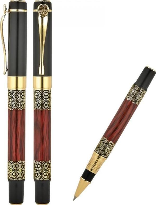 Büro Ev Ofis Hediyesi için Tasarım Desenli Metal Roller Kalem - Image 1