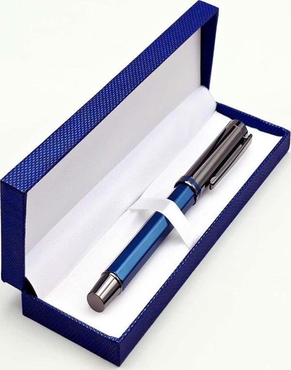 Büro Ev Ofis Hediyesi için Kutulu Mavi Öğretmen Kalemi - Image 1