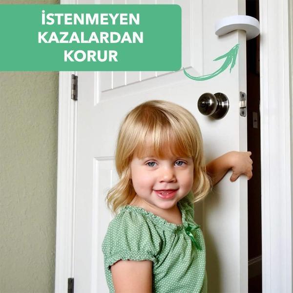 Büro Ev Ofis Dekoru için 4PARÇA Kapı Çarpma Önleyici Stoper Seti - Image 1