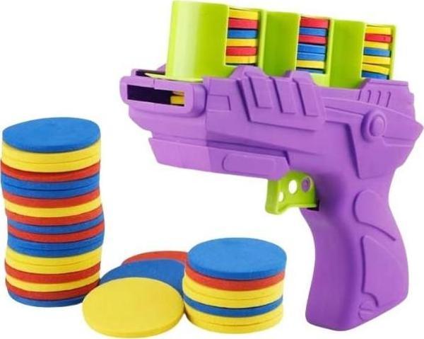 Büro Ev Ofis Çocuk Hediyesi için Disk Atan Stil Oyuncak Tabanca - Image 1
