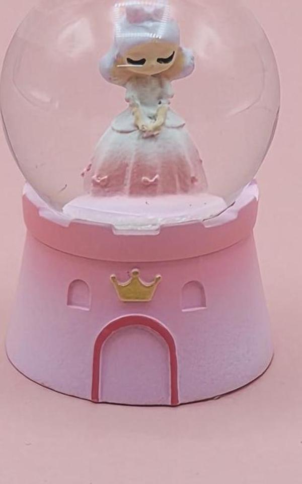 Büro Ev Ofis Dekoru için Tekli Nini Şirin Prenses Kar Küresi - Image 1