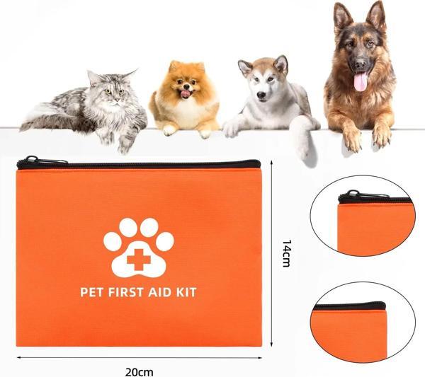 Büro Ev Ofis Evcil Hayvanı Kedi için İlk Yardım Seti Çantası - Image 1