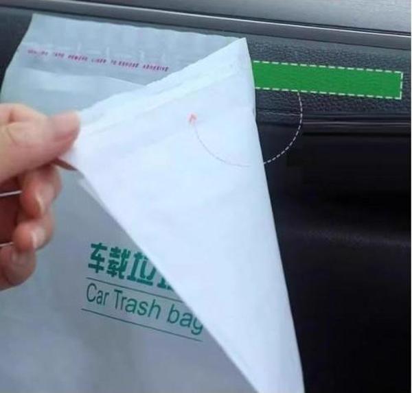 Büro Ev Ofis Arabası için 20ADET Sızdırmaz Yapışkanlı Oto Çöp Poşeti Seti - Image 1