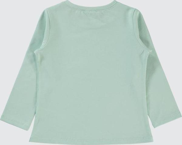 Civil Girls Hello Cute Baskılı 2-5 Yaş Sweatshirt - Yeşil 2-3 Yaş - Image 1