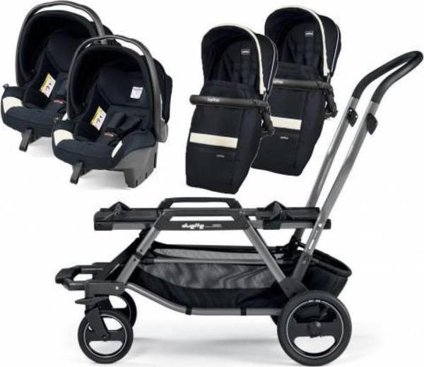 Peg Perego Duette Luxe Prestige Travel Sistem Navy - Image 1
