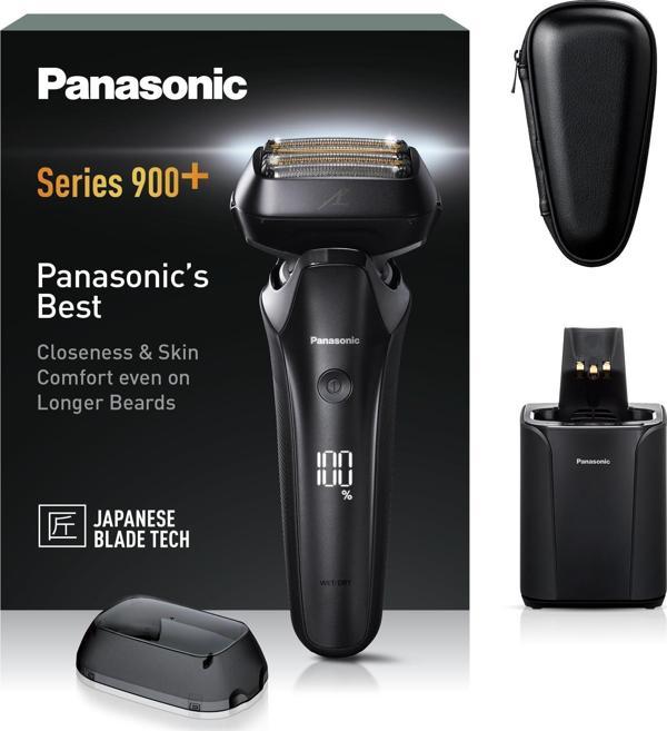 Panasonic ES-LS9A Erkekler için Islak ve Kuru 6 Bıçaklı Elektrikli Tıraş Makinesi - Temizleme ve Şarj Standı ile Hassas Temiz Tıraş - Image 1