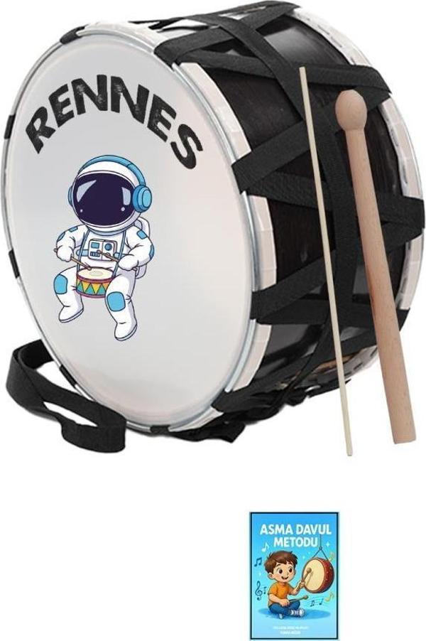 Rennes DVL-31BRW Örf Aletleri Özel Tasarım Çocuk Davulu 30 cm - Image 1