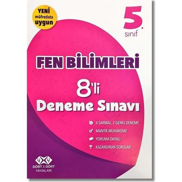4X4 Yayınları 5. Sınıf Fen Bilimleri 8'Li Deneme Sınavı - 4x4 Yayınları - Image 1