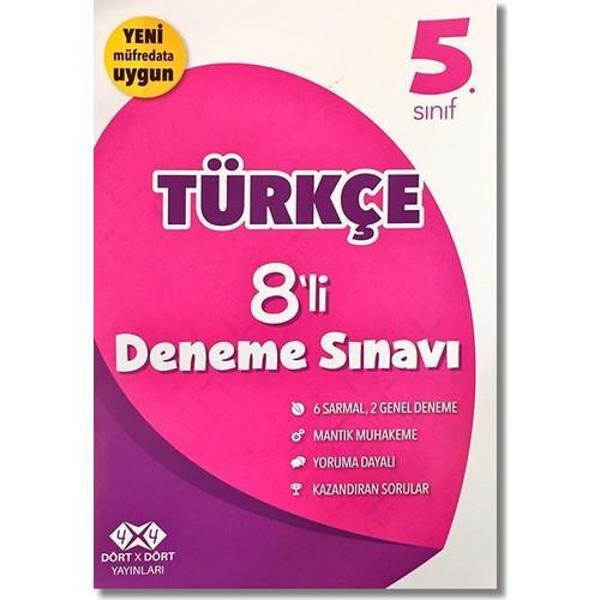 4X4 Yayınları 5. Sınıf Türkçe 8'Li Deneme Sınavı - 4x4 Yayınları - Image 1