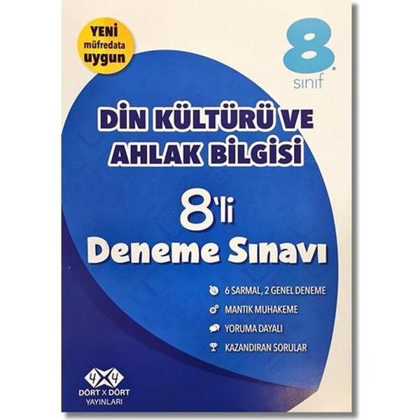 4X4 Yayınları 8. Sınıf Din Kültürü ve Ahlak Bilgisi 8'li Deneme - 4x4 Yayınları - Image 1