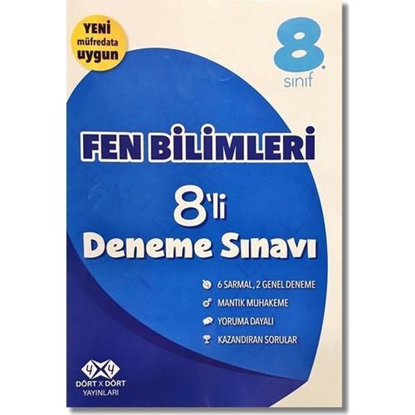 4X4 Yayınları 8. Sınıf Fen Bilimleri 8'li Deneme - 4x4 Yayınları - Image 1