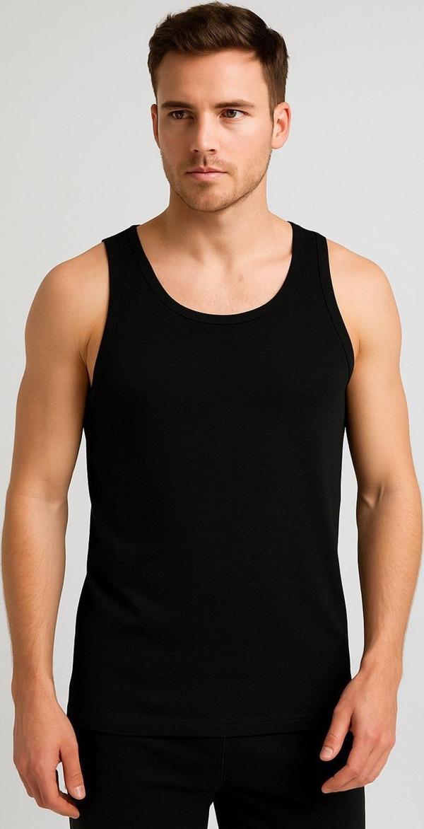 Seher Yıldızı Erkek Ekonomik Renkli Klasik Askılı Atlet 001K - 12 Adet - Image 1