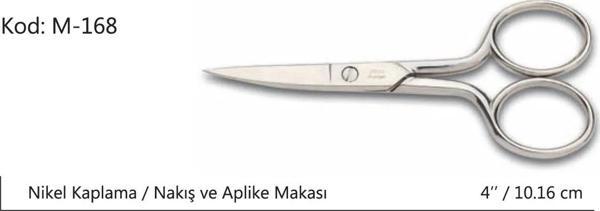 Europe Kalın Nakış Makası Süper Kalite No:4 10,16 Cm - Image 1