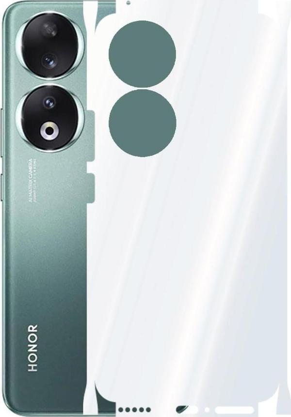 Honor 90 ile Uyumlu 360 Arka Kaplama  Şeffaf - Image 1