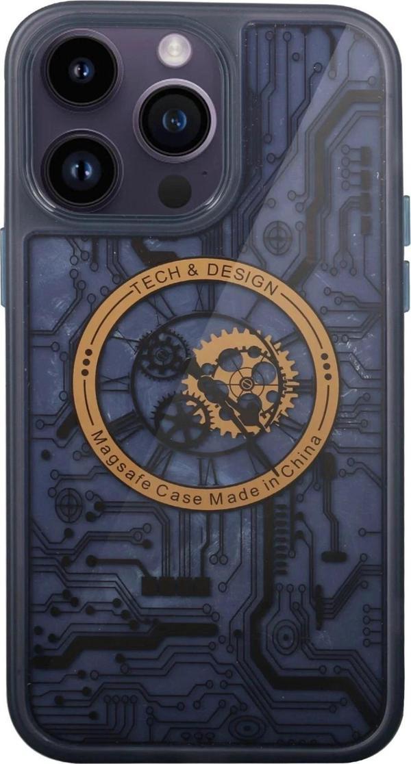 iPhone 14 Pro Kılıf Magic Magneticsafe Silikon - Siyah-(5796) - Image 1