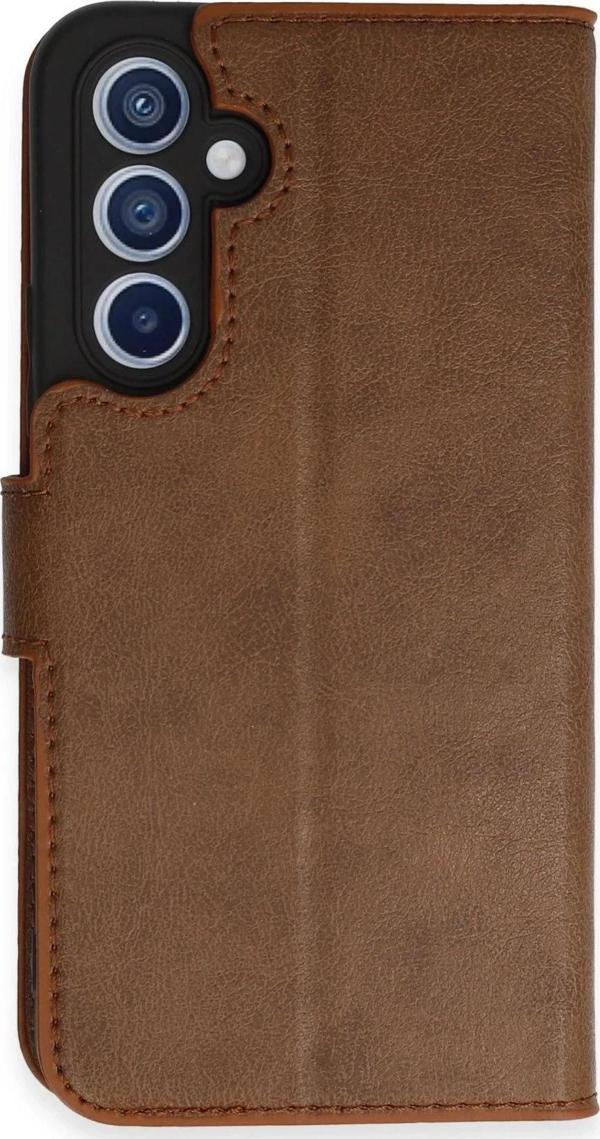 Samsung Galaxy A34 5G Kılıf Trend S Plus Kapaklı Kılıf - Taba-(5796) - Image 1