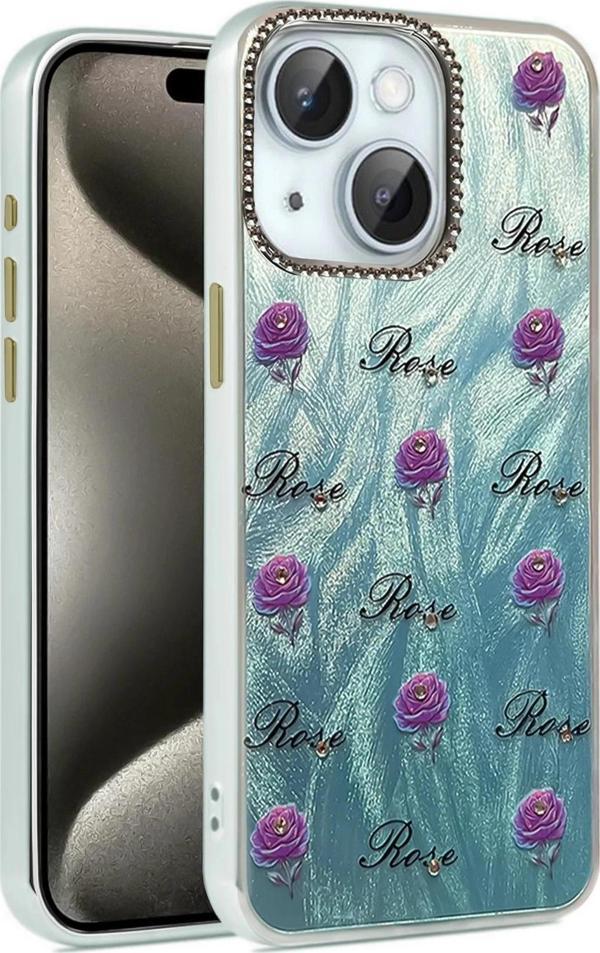 iPhone 15 Kılıf Blade Aynalı Desenli Kapak - Desen 9-(5796) - Image 1