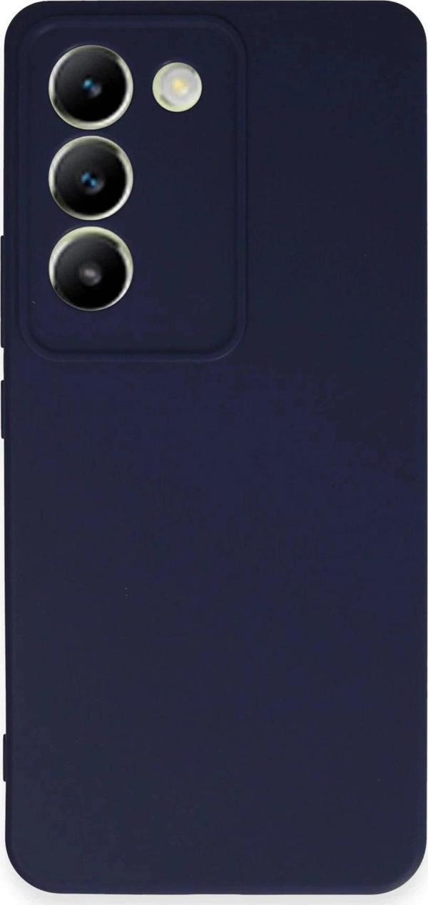 Vivo V30 Lite 4G Kılıf First Silikon - Lacivert-(5796) - Image 1