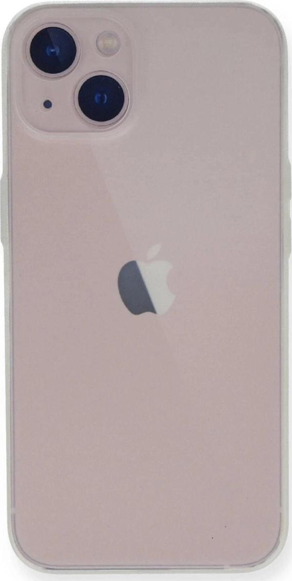 iPhone 14 Plus Kılıf PP Ultra İnce Kapak - Beyaz-(5796) - Image 1