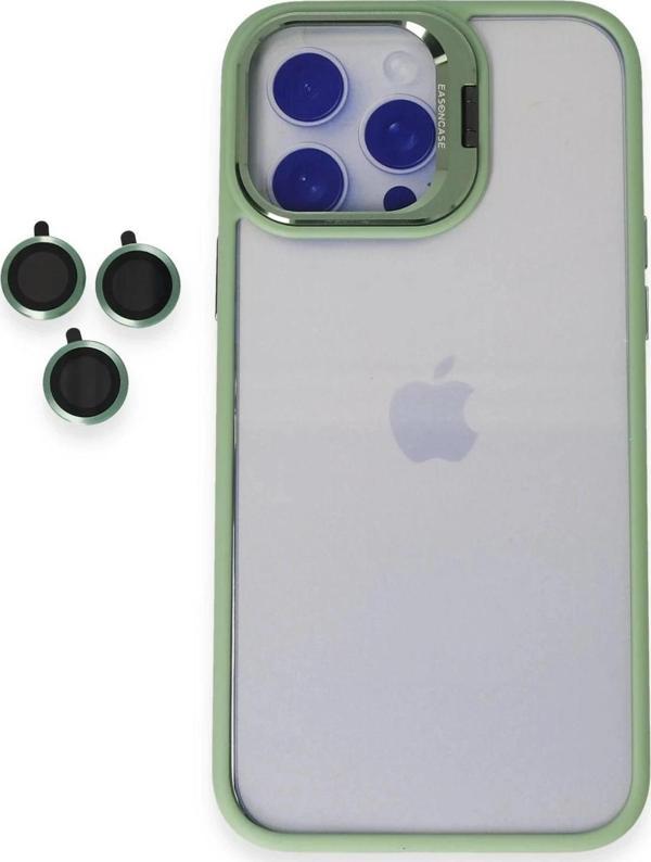 iPhone 14 Pro Max Kılıf Roblox Lens Standlı Kapak - Yeşil-(5796) - Image 1