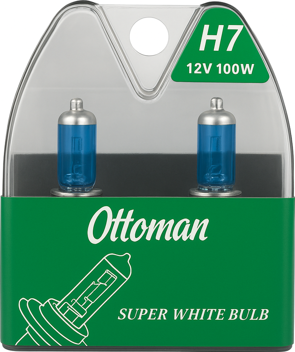 FRT Ottoman H7 12V Süper Beyaz Far Ampulü- Ultra Görüş Gücü - Image 1