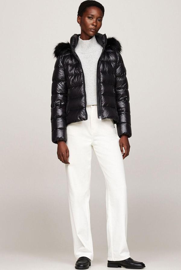 Tommy Hilfiger Kapüşonlu Kadın Mont - Image 1