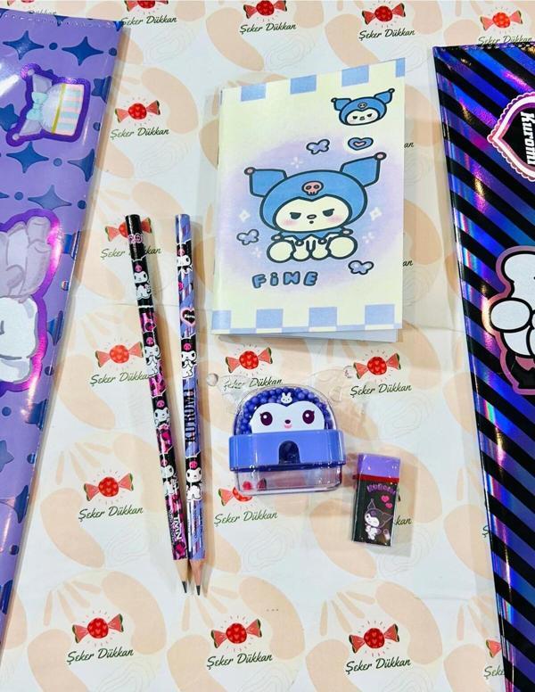 Kuromi Yeni Sezon Kırtasiye Seti (5Parça) - Image 1