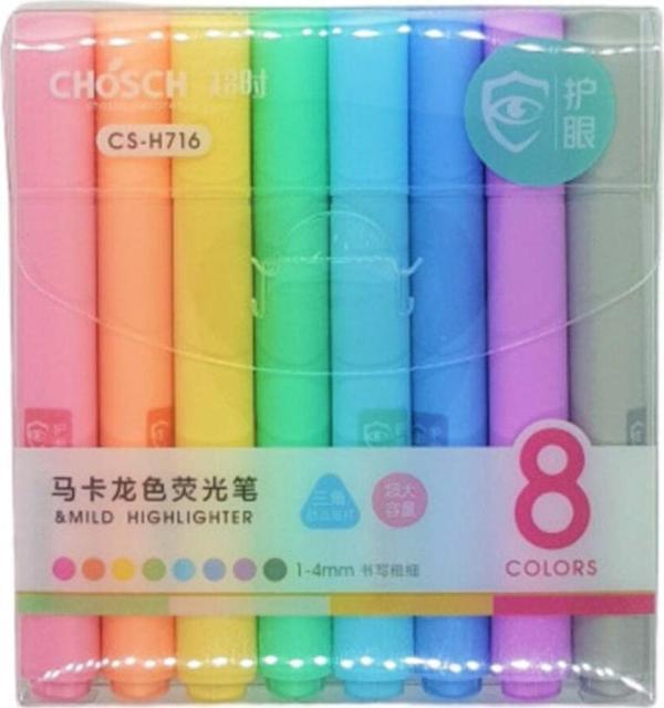 Chosch Cs-H716 Fosforlu Kalem 8 Renk - Image 1