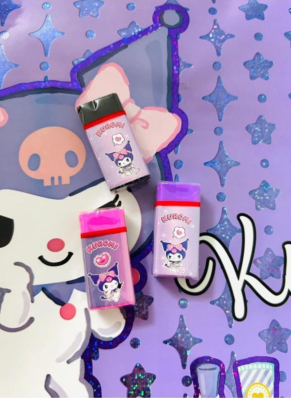 Kuromi Yeni Sezon 3'Lü Silgi Seti 2025 - Image 1