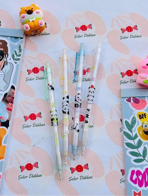 Öz Kırtasiye Panda Şeffaf 0.7 Uçlu Kalem 1 Adet (Hediyeli) - Image 1