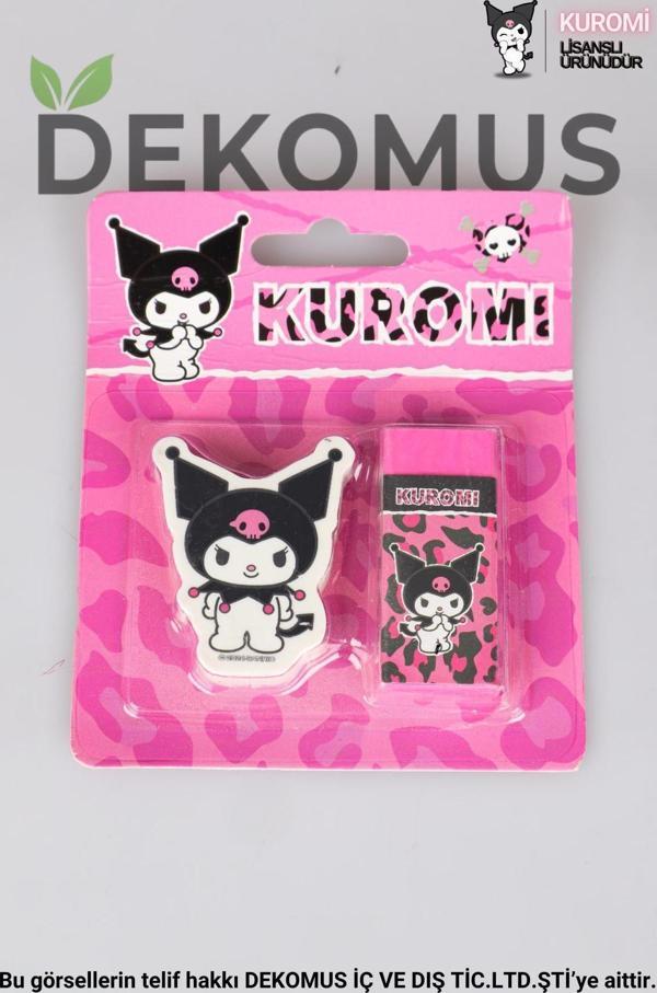 Kuromi Dekomus İle Yeni Sezon Lisanslı Kuromı 2'Li Silgi - Image 1