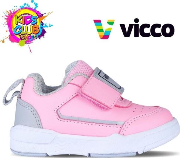 Vicco Fidel Ortopedik Ilk Adım Bebek Çocuk Spor Ayakkabı Pudra - Image 1