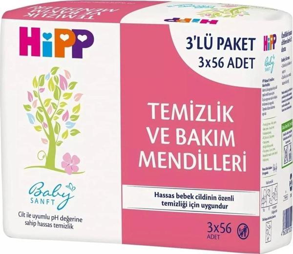 p Temizlik ve Bakım Mendili 3lü 168 Yaprak - Image 1