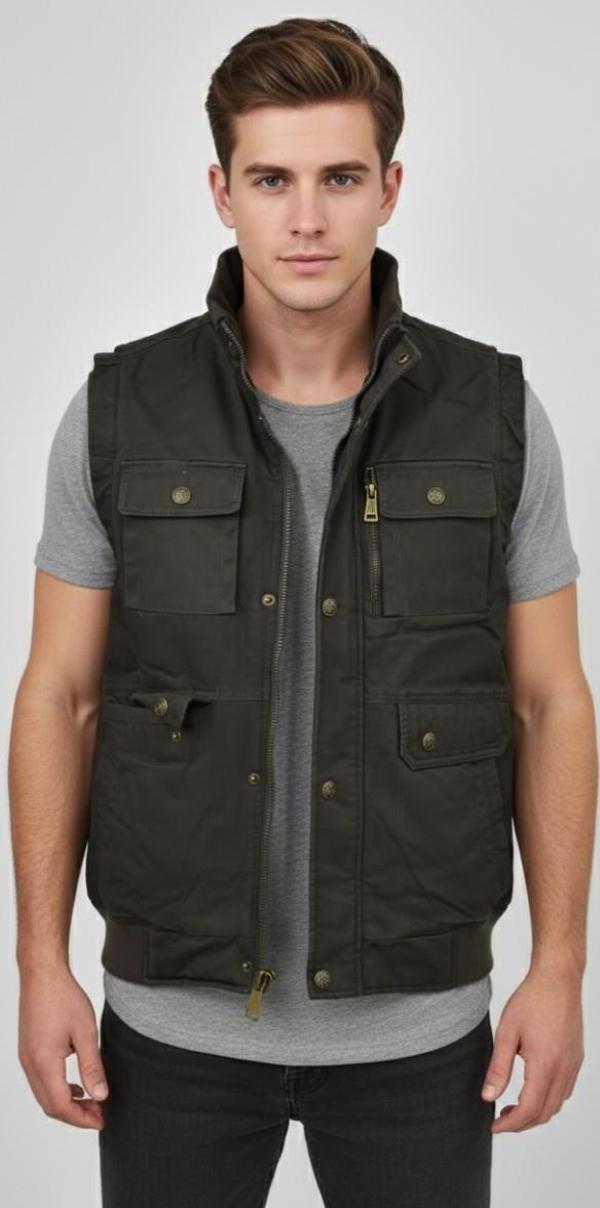 Erkek Kışlık İçi Peluş Spor Avcı Yelek 4101 BGL-ST04910 - Image 1