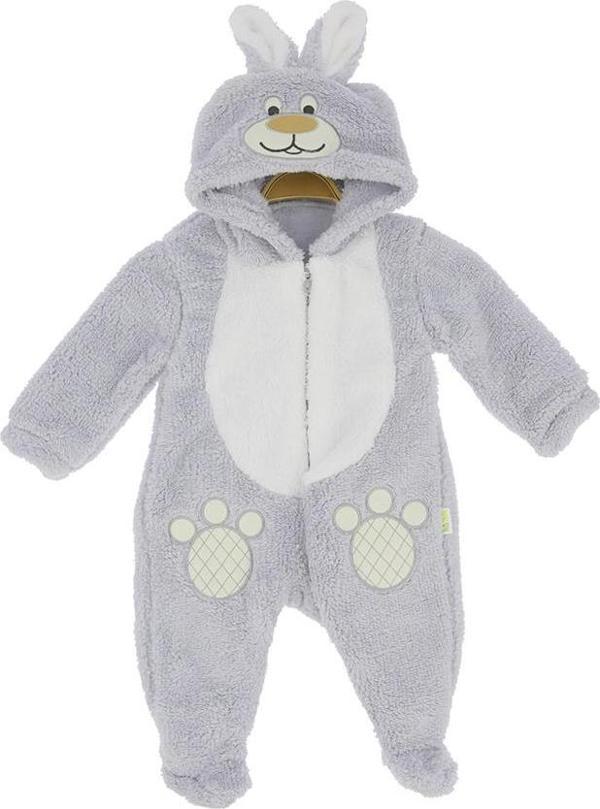 WELSOFT PATİ NAKIŞLI PATİKLİ TULUM - Gri - 6 - 9 Ay - HYT1224-Gri-6 - 9 Ay Gri - Image 1