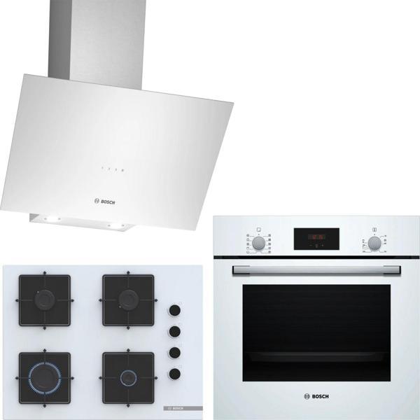 Bosch Beyaz Ankastre Set HBF512BW1T - POP7C2P30O - DWK64PJ20T / Ocak 67 cm !! - Image 1