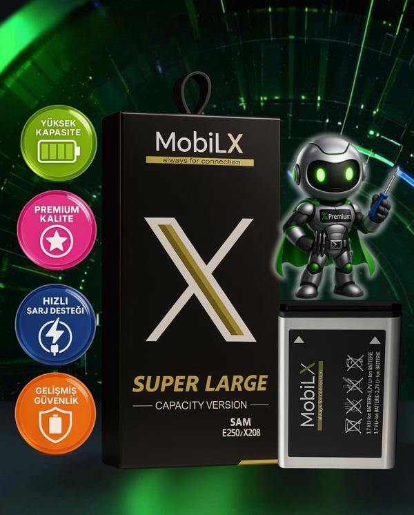 Xpremium Samsung X208 Uyumlu Batarya Pil Süper Yüksek Kalite 800 mAh AB463446BU - Image 1