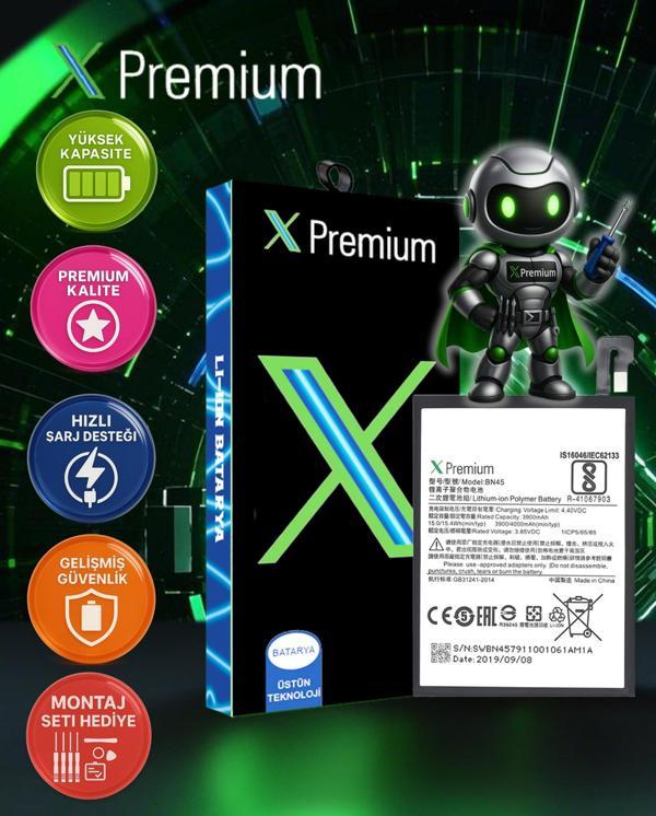 Xpremium Xiaomi Redmi Note 5 Uyumlu Batarya Pil Süper Yüksek Kalite 4000 mAh BN45 - Image 1