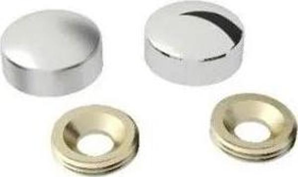 Vida Kapama Kapağı 13 Mm, Krom - 10 Adet - Image 1